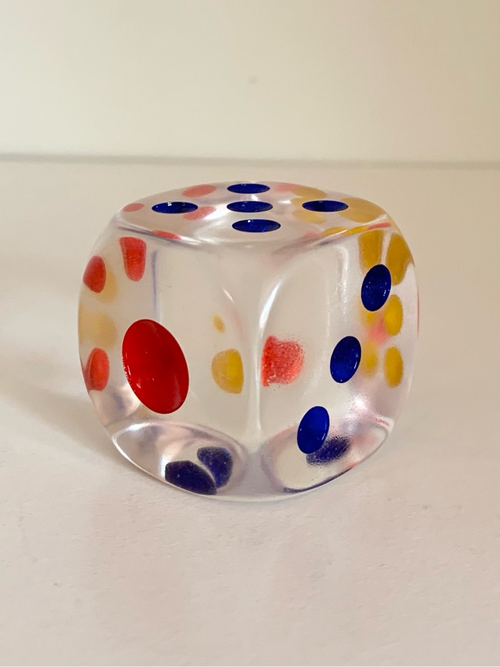Clear jumbo die decor